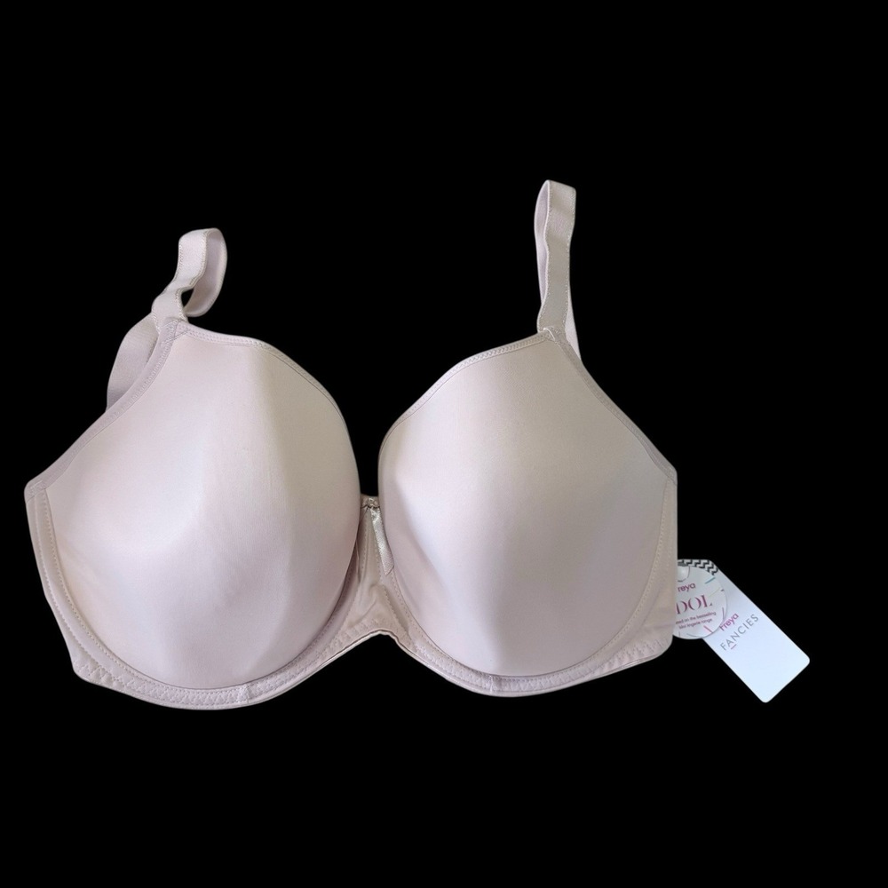 Freya Fancies AA1030 Underwire Moulded Balcony Bra Natural Beige 30K NWT Smooth - Picture 1 of 7